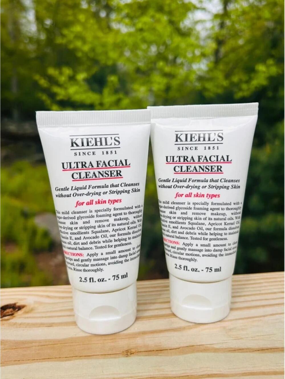 Kiehl’s Ultra Facial Cleanser 2.5 oz Duo • Gentle Cleanser for All Skin Types